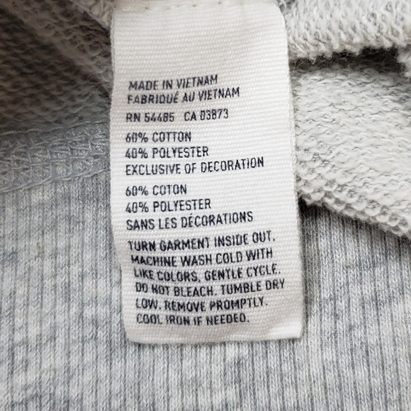 American Eagle Women's Gray Fringe Crochet Top Size Medium - Picture 8 of 11